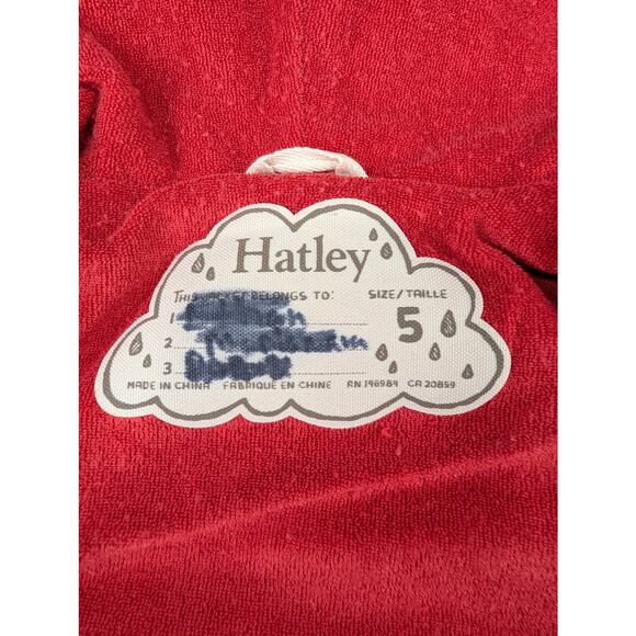 Hatley Boys Size 5 Navy Shark Color Changing Rain Coat - Picture 2 of 7